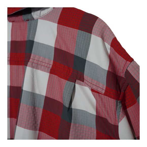 EUC Orvis Shirt Mens Size XXL Red White Plaid Performance Fishing Shirt‎ - Picture 6 of 7